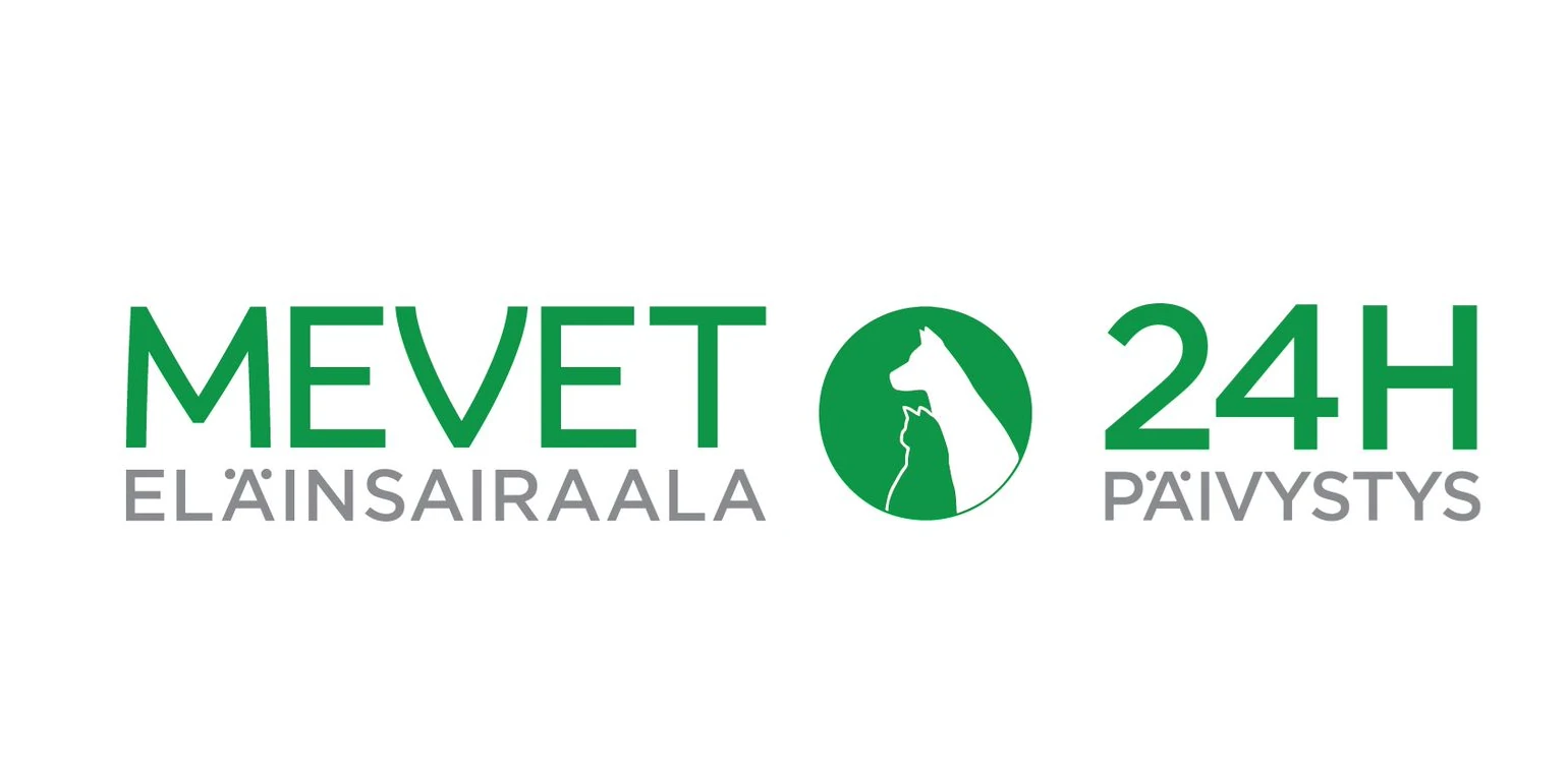 Eläinsairaala Mevetin logo.