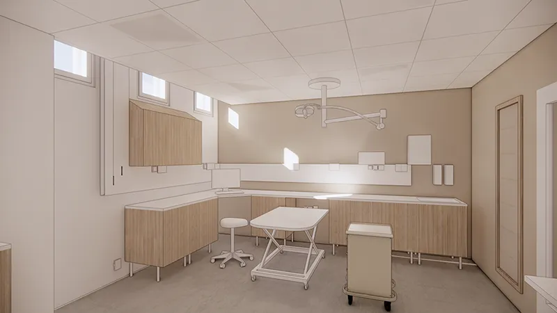 eläinlääkäriaseman hammashoitohuone